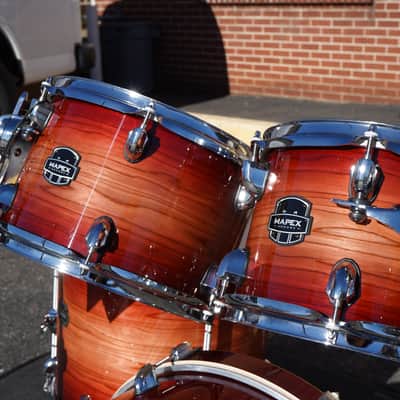 Mapex Armory Studioease 5pc Birch/Maple Shell Pack - Redwood Burst image 6