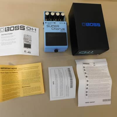 Boss CH-1 Super Chorus (Dark Gray Label) 2001 - Present - Blue image 10