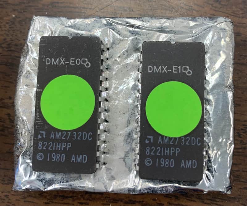 Oberheim DMX e-proms image 1