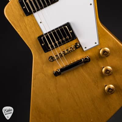 Gibson Custom Shop 1958 Korina Explorer White Pickguard Natural 8.11 #85393 image 12