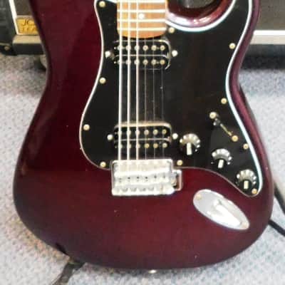 Fender Squier DBL Fat Stratocaster HH - Metallic Purple - 032-1800-593 image 10