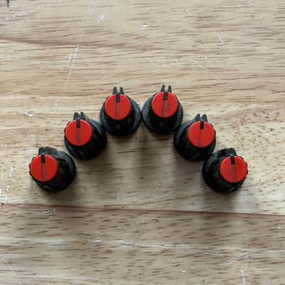 1980s TASCAM 246 Portastudio “Trim” Knob Red Cap Priced Individually image 2