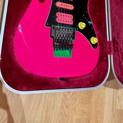 Ibanez JEM777-SK Limited Edition 30th Anniversary Steve Vai Signature 2017 - Shocking Pink image 1