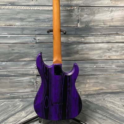 ESP/LTD Left Handed LSN1000HTMPURBLASTLH SN-1000 HT Electric Guitar- Purple Blast image 6
