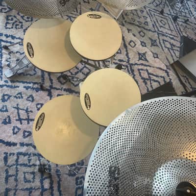 DW Go Anywhere 5pc Practice Pad Drum Set with Stands and cymbals. image 7