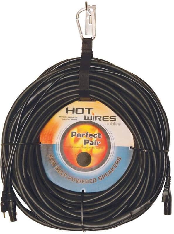 Hot Wires 25' Perfect Pair Powered Speaker Cable Assembly image 1