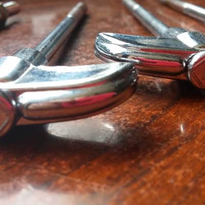 Rogers VINTAGE PARTS LOT 4 BASS DRUM TENSION RODS BASS DRUM LUG SWIVOMATIC image 3