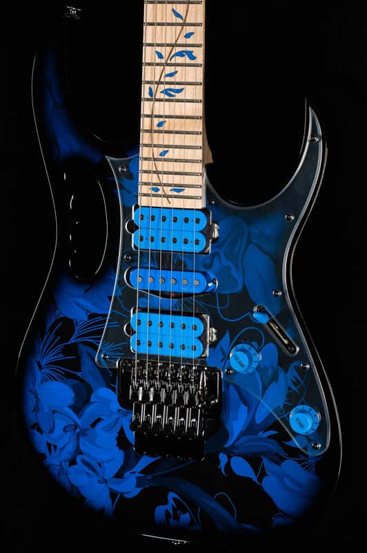 Ibanez Steve Vai Signature JEM77PBFP Blue Floral Pattern (505) image 1