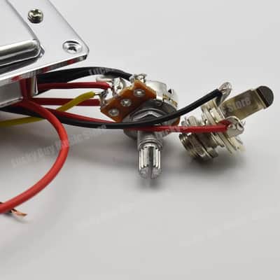 Mini Humbucker Guitar Pickup with Wiring Harness image 4