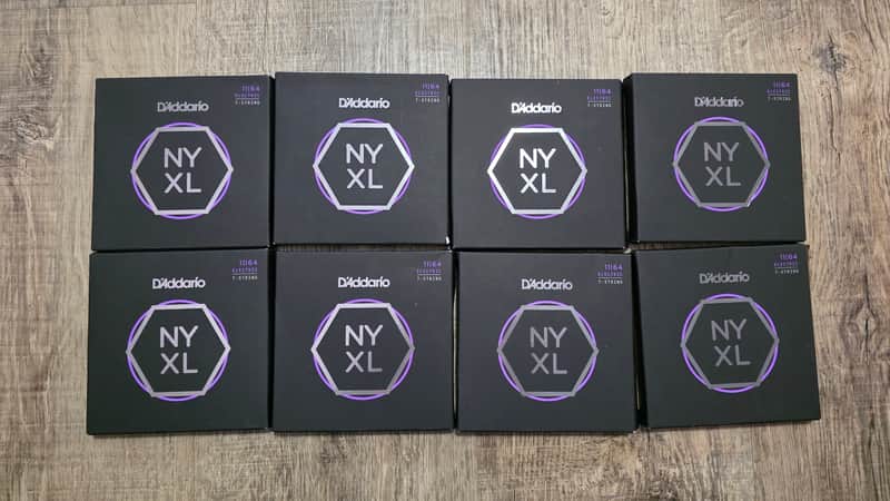 D'Addario NYXL1164 11-64 Medium 7-String Electric Guitar Strings - Lot of 8 image 1