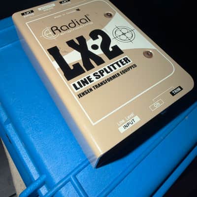 Radial LX-2 Passive Line-Level Splitter 2010s - Tan image 1
