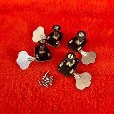 Rickenbacker 4001 bass tuners c 1973 1974 - Nickel original vintage USA image 2