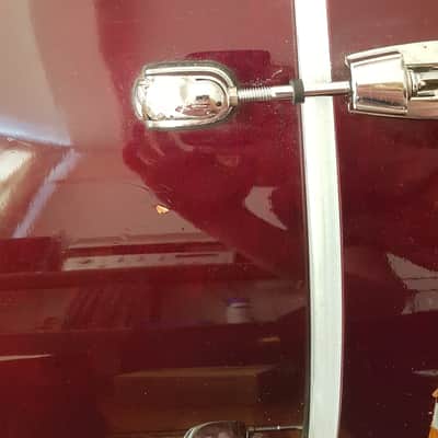 Tama Starclassic Early 2000s Made in Japan - Dark Cherry Fade. Includes cases and stand. image 11