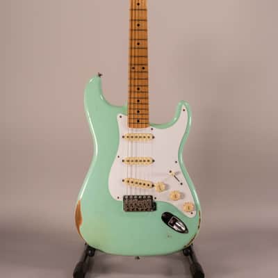 Fender stratocaster vintera road worn 75th - surf green image 3