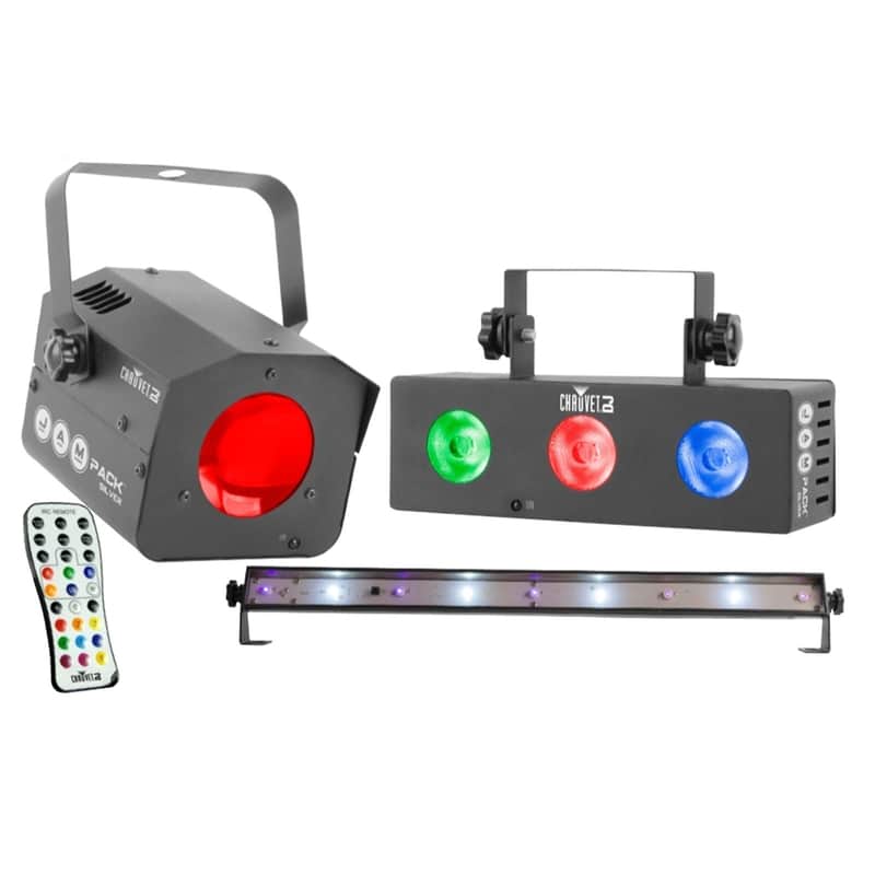 Chauvet JAM Pack Silver 3-Piece Effect Light Bundle image 1