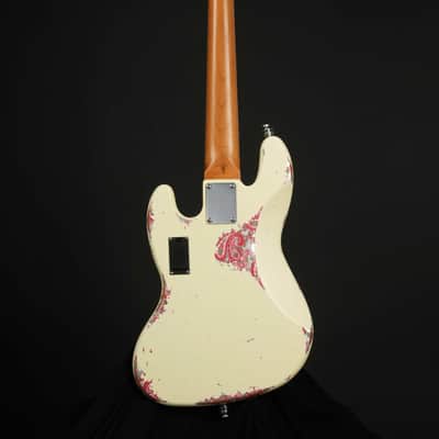 Dhatarattha DEB5 Jazz Bass 5 string - PAISLEY RELIC(Factory Mint Promotional Unit) image 3