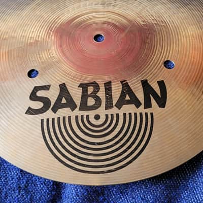 Vintage Sabian 14 Inch Flat Hats Hi Hats Cymbals image 9