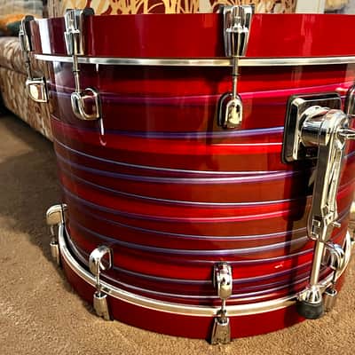 Tama Starclassic Walnut/Birch Bass Drum 22” x 14” in Lacquer Phantasm Oyster 2025 - Lacquer Phantasm Oyster image 9