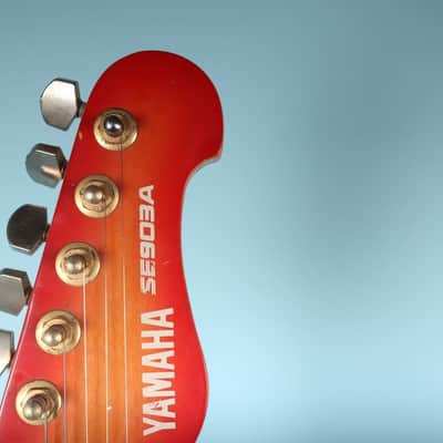 Yamaha SE903A Stratocaster Active Electric Guitar Cherry Sunburst image 5