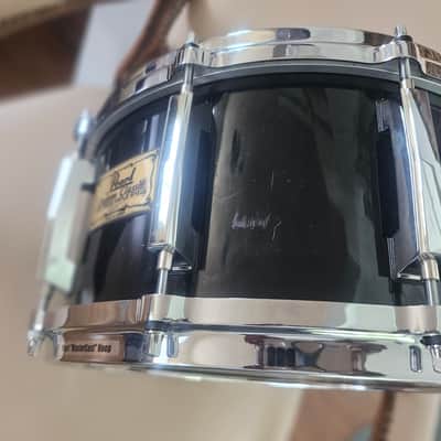 Pearl Custom Classic 6.5x14" One-Piece Solid Maple Snare Drum with Chrome Hardware 1990s - Arctic White Lacquer image 4