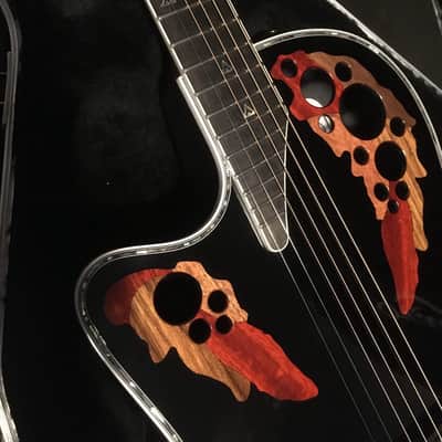 Ovation Custom Elite C1778-5L LX Custom Shop Left Handed 2017 Black USA image 3