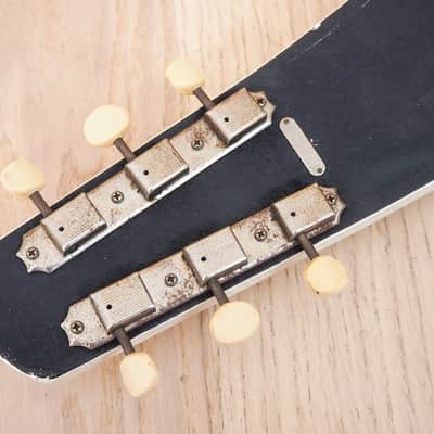 1962 Supro Model 1410 Comet Lap Steel Vintage Electric Slide Guitar 100% Stock image 5