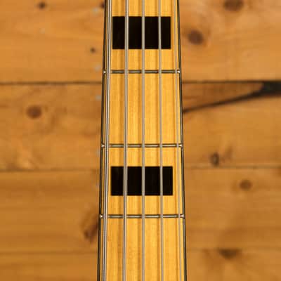 Squier Classic Vibe 70s Jazz Bass V - Maple - Black - 5-String image 6