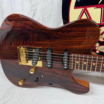 Warmoth Singlecut T-style Guitar by Houston Electric Guitar Jerry DeLue image 2