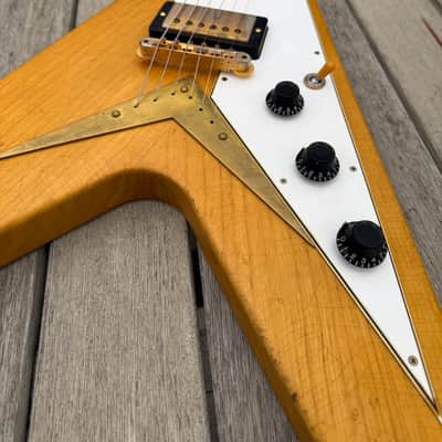 Gibson 1958 Murphy Aged Flying V Limited Edition 2021 - Korina aged image 7