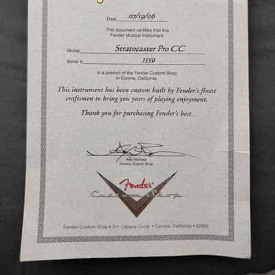 Fender Stratocaster closet classic pro custom shop 2006 - Nitrocellular lacker thin skin image 5
