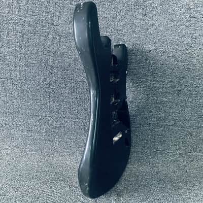 Black HSS Basswood Guitar Strat Style Body image 3