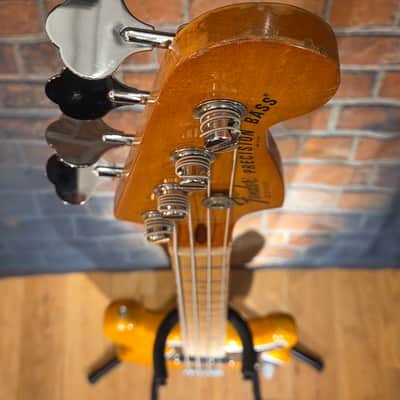 Vintage 1978 Fender Precision Bass Maple Fretboard Refinished Natural w/ OHSC image 4