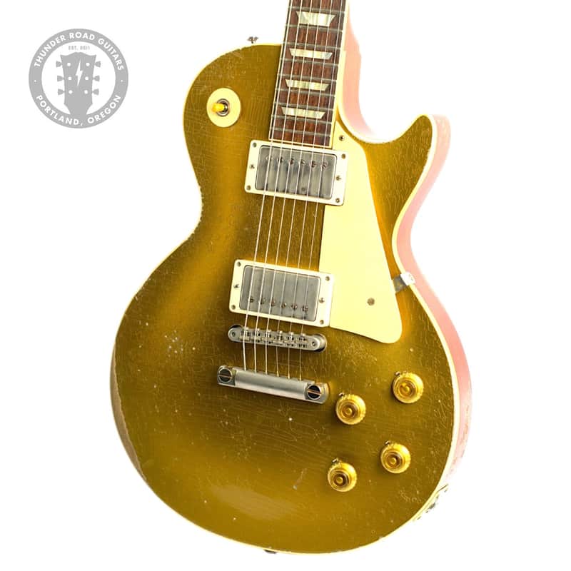 2022 Gibson Custom Shop Les Paul R7 Murphy Lab UHA Gold Top #72604 (PDX) image 1