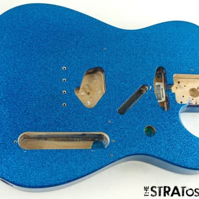 Fender J Mascis Tele BODY, Telecaster Guitar Sparkle Bottle Rocket Blue Flake image 1
