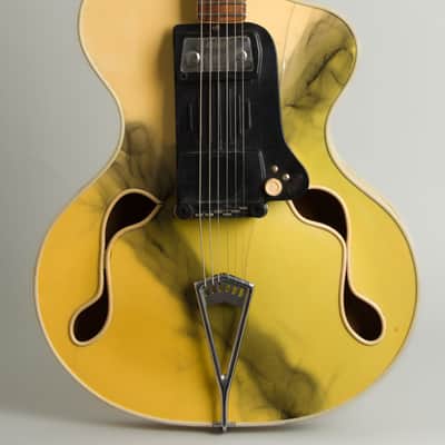 Wandre BB Model Semi-Hollow Body Electric Guitar (1960), hard shell case. image 3