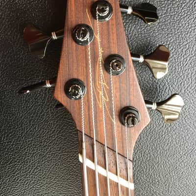 Dingwall Z2 5 string Leland Sklar bass 2000 Blue Maple Quilt image 5