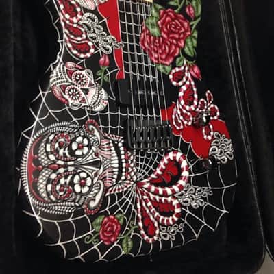 Custom Telecaster  -  Day of the Dead - Original Art - One of a Kind - LIKE NEW image 9