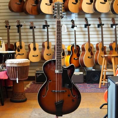 Gold Tone Mandocello Tobacco Sunburst w/Pickup, Hard Case image 4