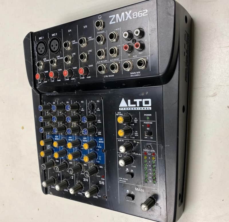 Alto Professional Zephyr ZMX862 6-Channel Compact Mixer | Reverb