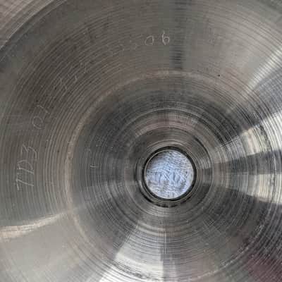 UFIP 18 in. Bravo Crash Medium Thin Cymbal 1980’s Video image 6