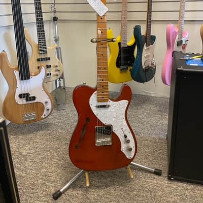 classic vibe 70s Squier Tele Thinline Natural Glossed Maple Neck image 1