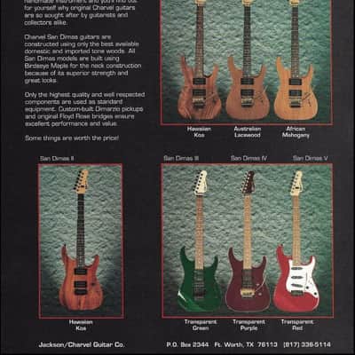 Charvel San Dimas 1984 natural Hawaiian Koa image 3