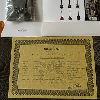 2026 Nik Huber Orca Spanish Cedar/Flamed Maple with COA & Case image 6