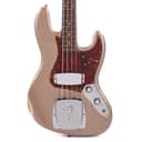 Fender Custom Shop 1960 Jazz Bass Relic Shoreline Gold w/Painted Headcap (Serial #R130852)