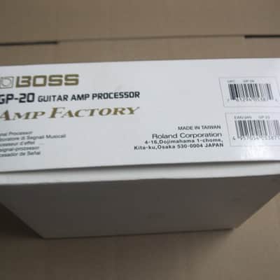 used condition Boss EMPTY BOX for GP-20 Amp Factory (NO pedal / NO paperwork), from early 2000s to mid 2000s (specifically 2001) image 13