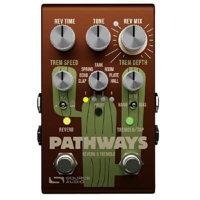 Source Audio Pathways Stereo Reverb & Tremolo Effects Pedal image 1