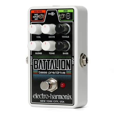 Electro Harmonix Nano Battalion Bass Preamp & Overdrive Pedal image 4