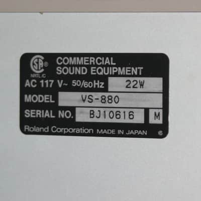 Roland VS-880 Digital Studio Workstation w/ VS8F-1 Effect Expansion Board & Spare Hard Drive - Works image 13