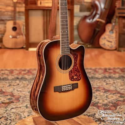 Guild D-2612CE 12-String Deluxe Antique Sunburst Acoustic Guitar w/ Fishman Pickup #5588 image 3