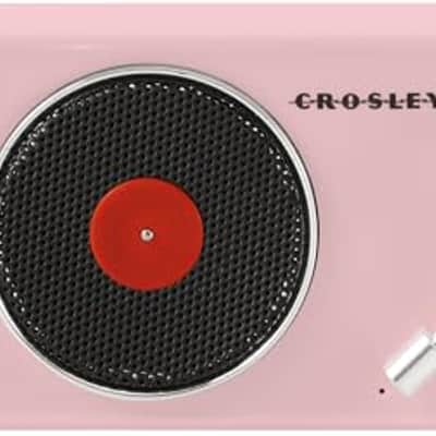 Crosley CR3029A-PI Portable Mini Turntable Bluetooth Speaker, Pink image 2